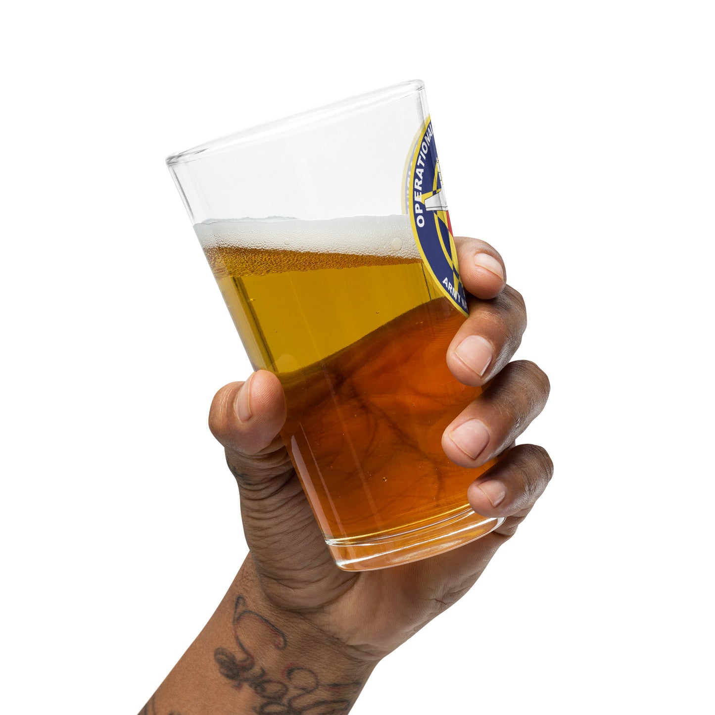 Kansas C-12 Shaker pint glass