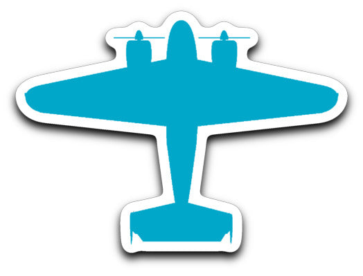 Beech 18 Die Cut Sticker