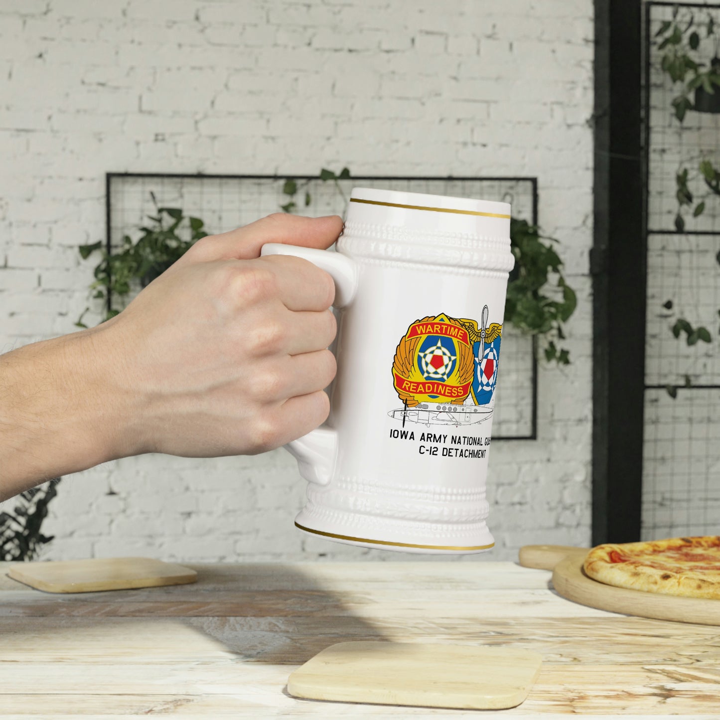 Iowa C-12 Det. Beer Stein Mug