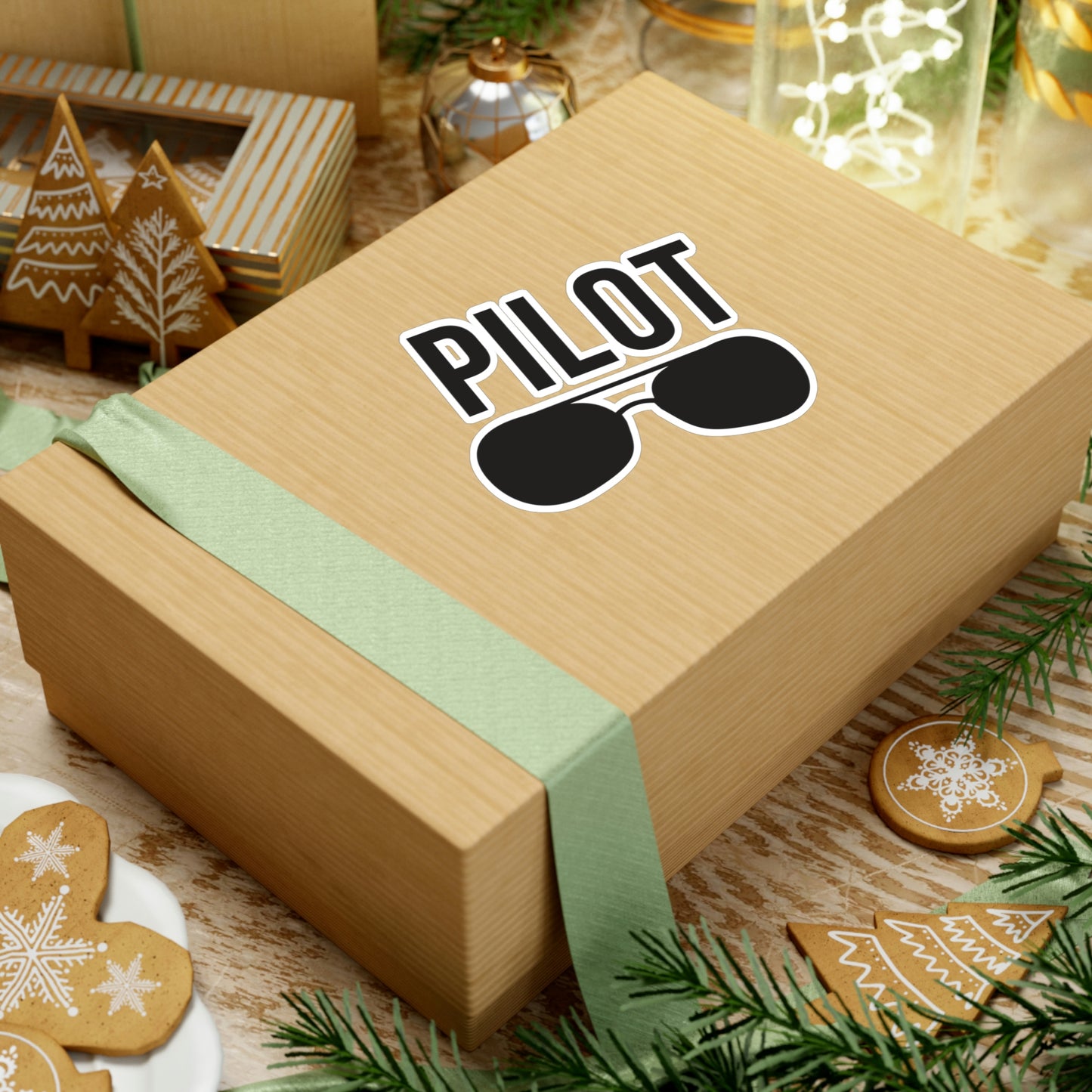 Pilot Sunglasses Kiss-Cut Vinyl Decals