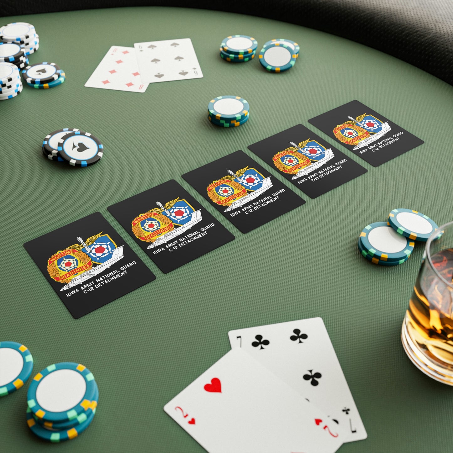 Iowa C-12 Det. Poker Cards