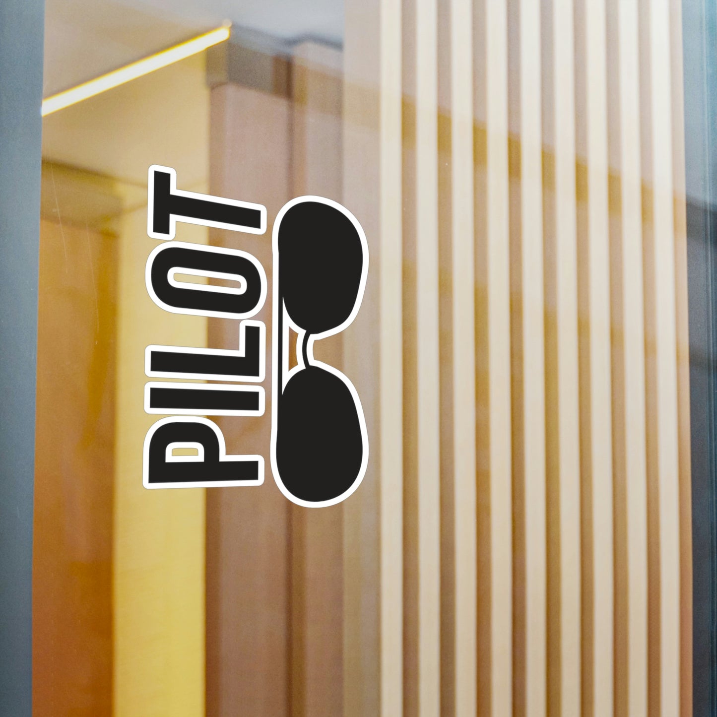 Pilot Sunglasses Kiss-Cut Vinyl Decals
