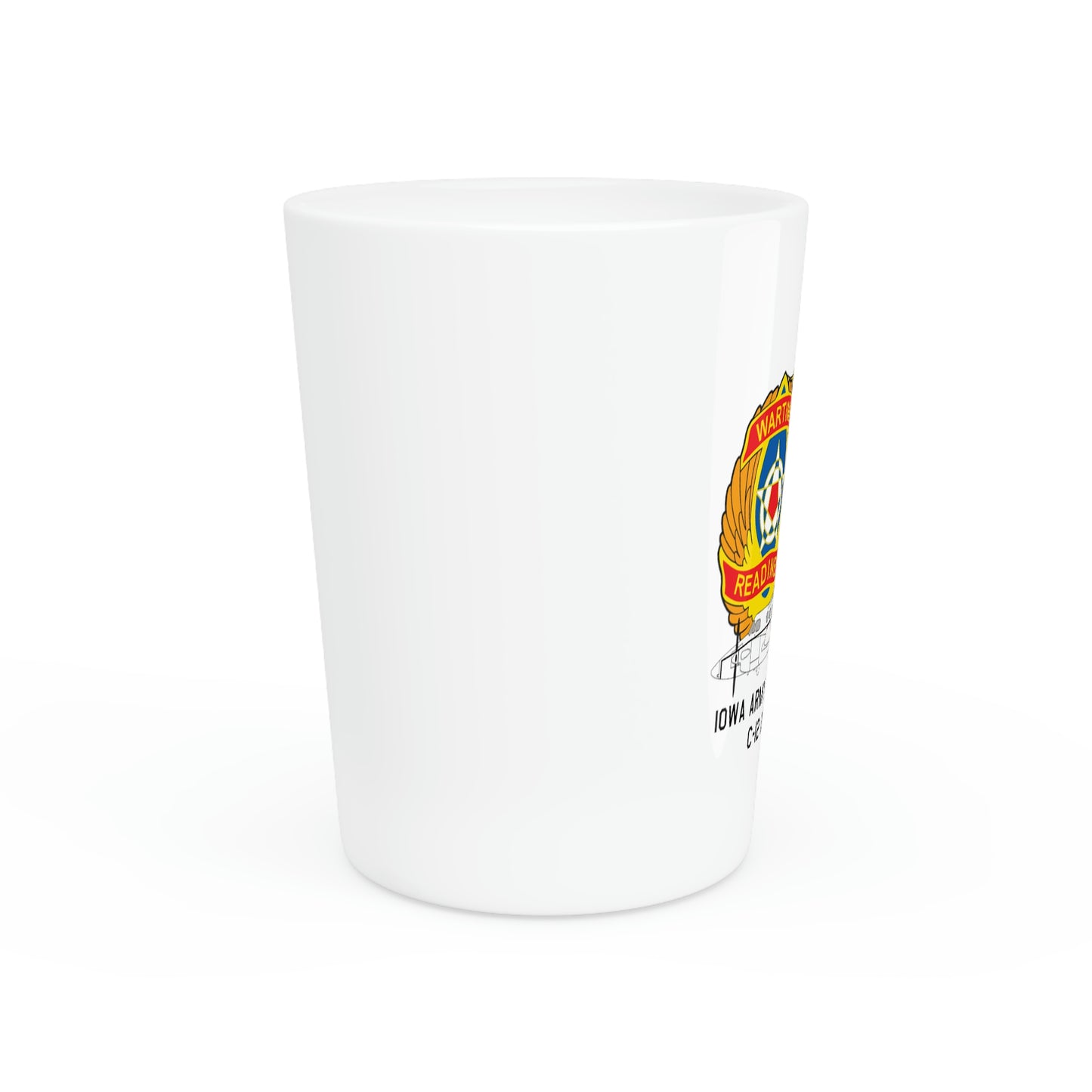 Iowa C-12 Det. Shot Glass