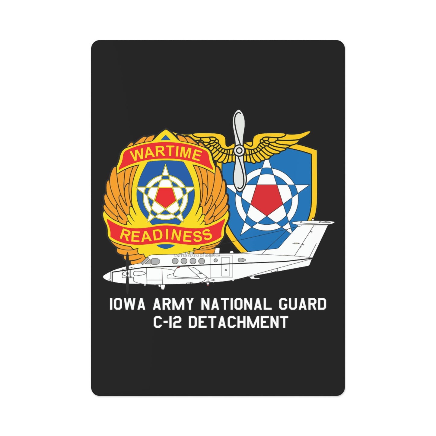 Iowa C-12 Det. Poker Cards
