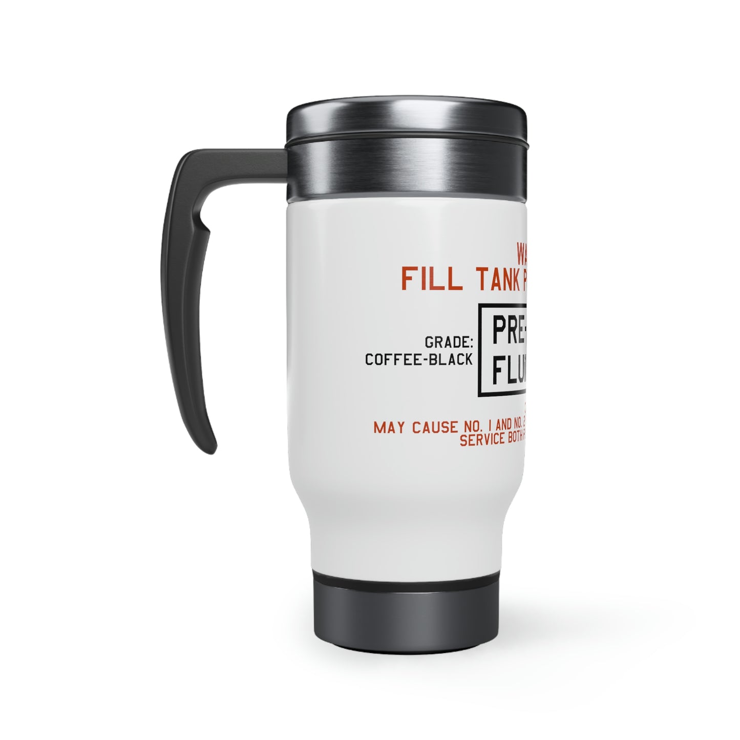 Pilot Pre-flight Fluid Reservoir | Stainless Steel Travel Mug with Handle, 14oz