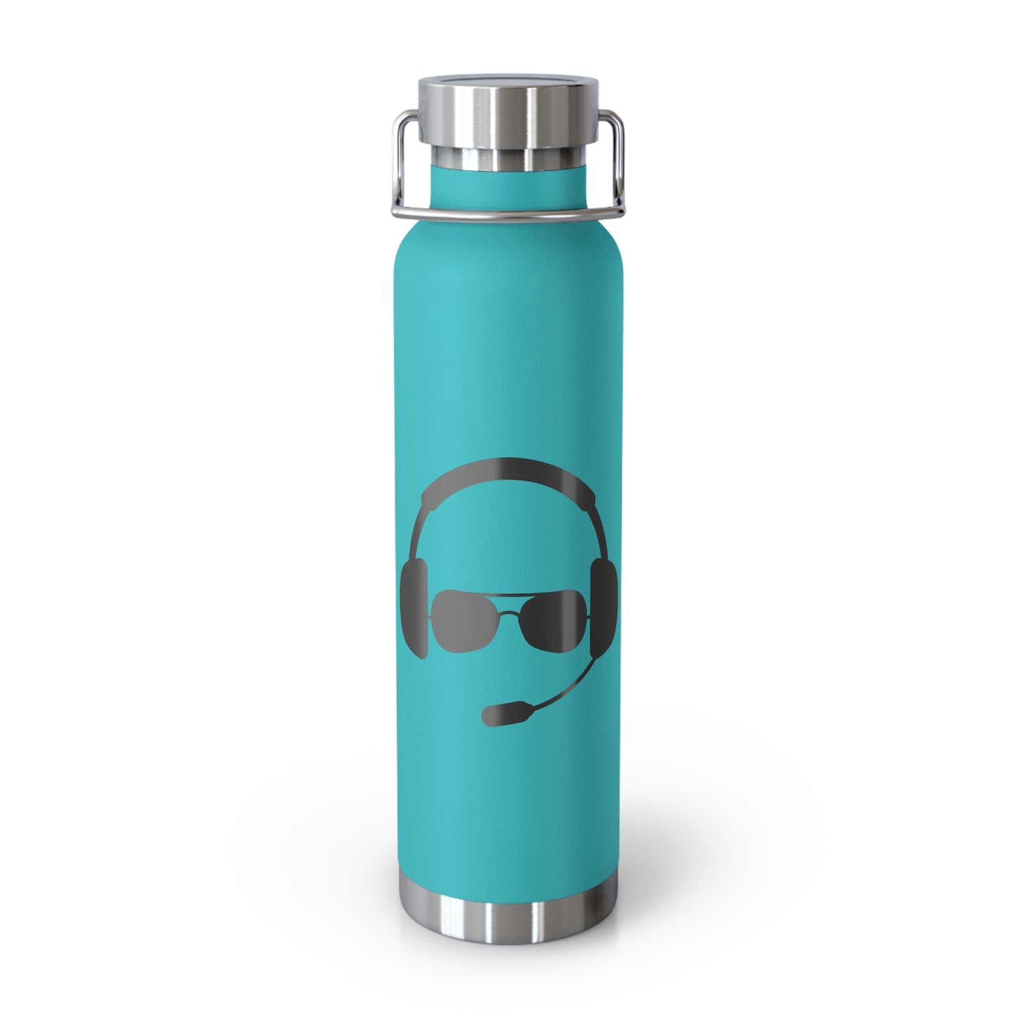 Pilot Headset and Sunglasses Copper Vacuum Insulated Bottle, 22oz