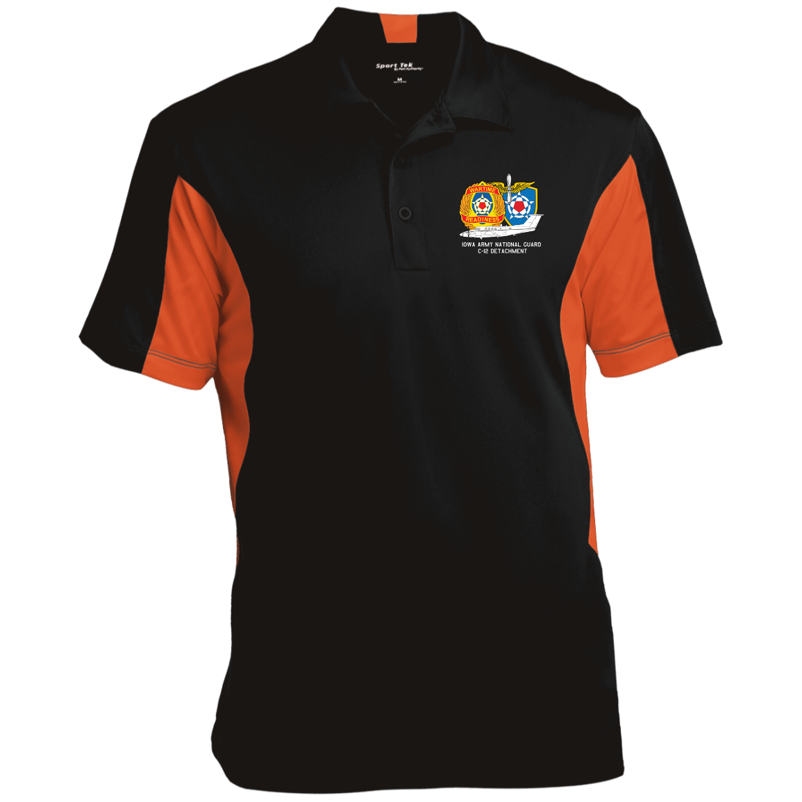 Iowa C-12 Det. ST655 Men's Colorblock Performance Polo