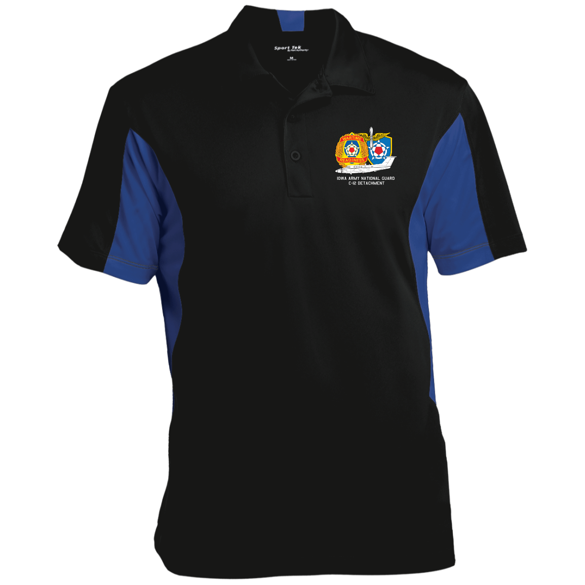 Iowa C-12 Det. ST655 Men's Colorblock Performance Polo