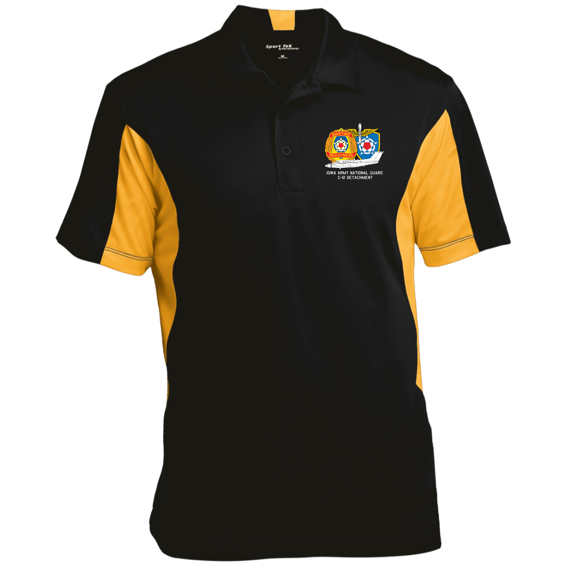 Iowa C-12 Det. ST655 Men's Colorblock Performance Polo