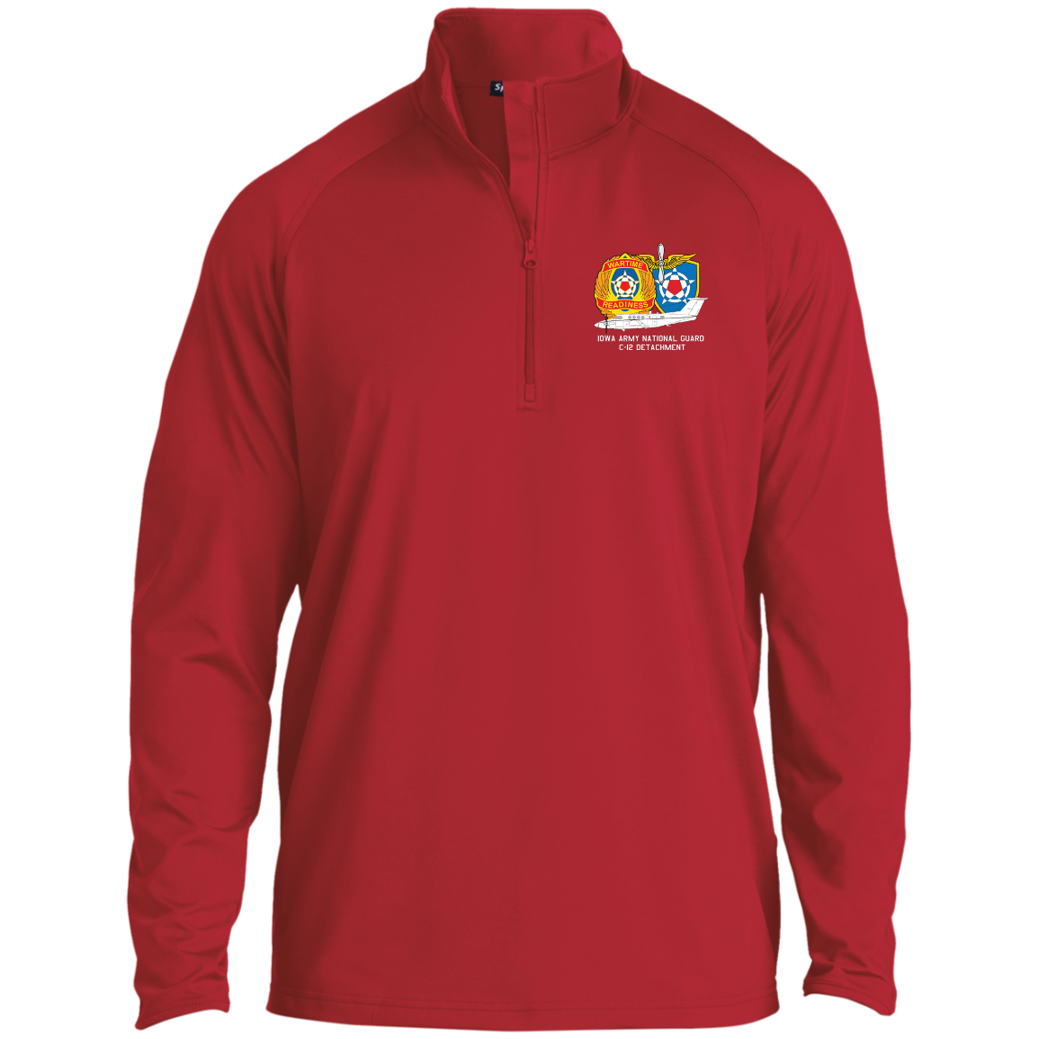 Iowa C-12 Det. 1/2 Zip Raglan Performance Pullover