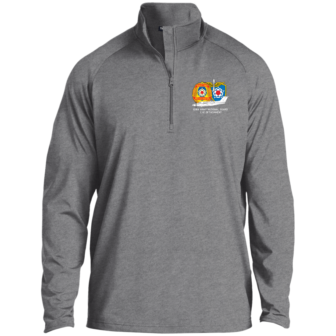 Iowa C-12 Det. 1/2 Zip Raglan Performance Pullover