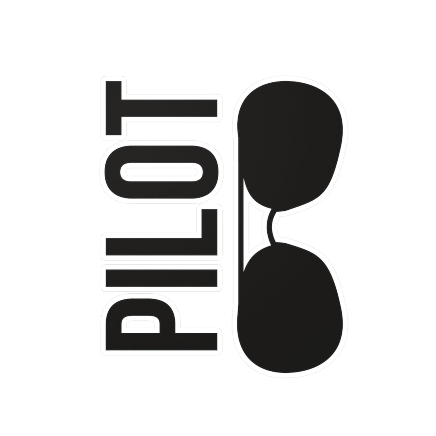 Pilot Sunglasses Kiss-Cut Vinyl Decals