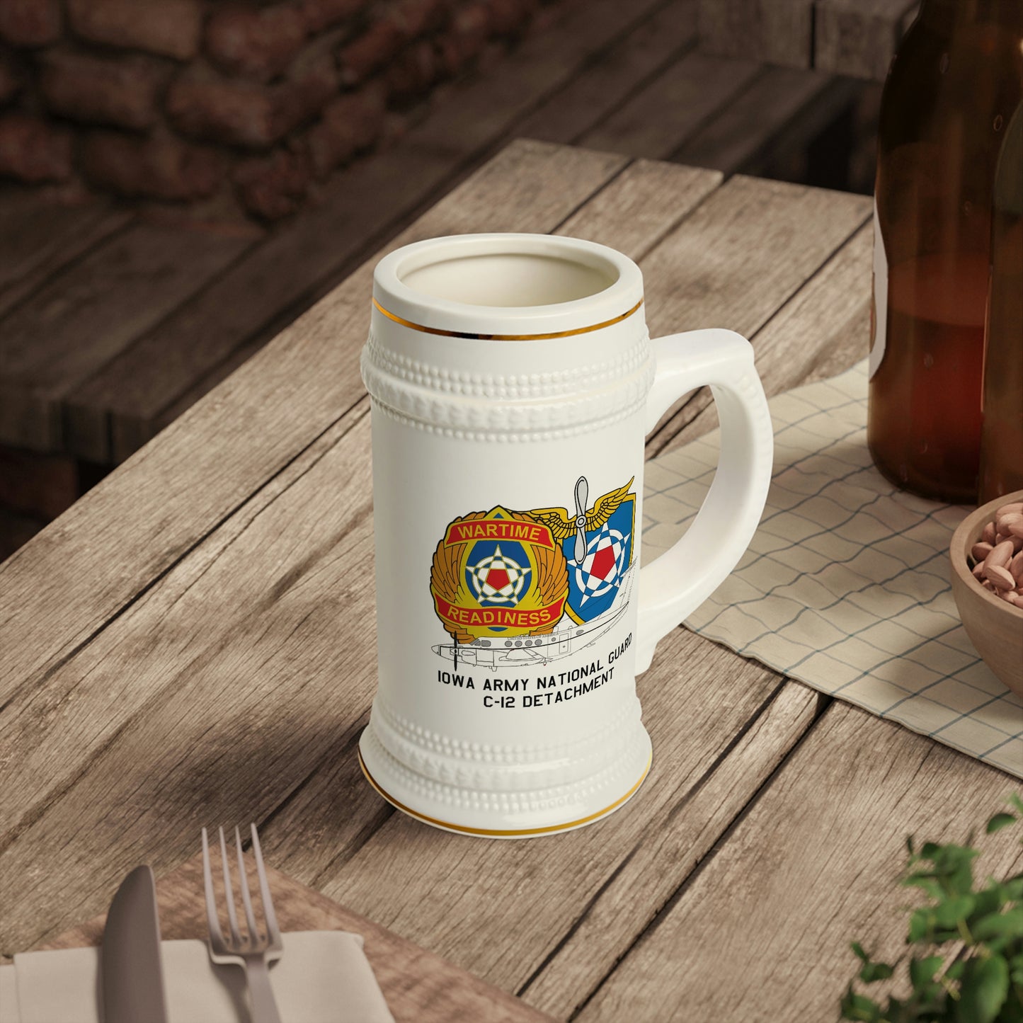 Iowa C-12 Det. Beer Stein Mug