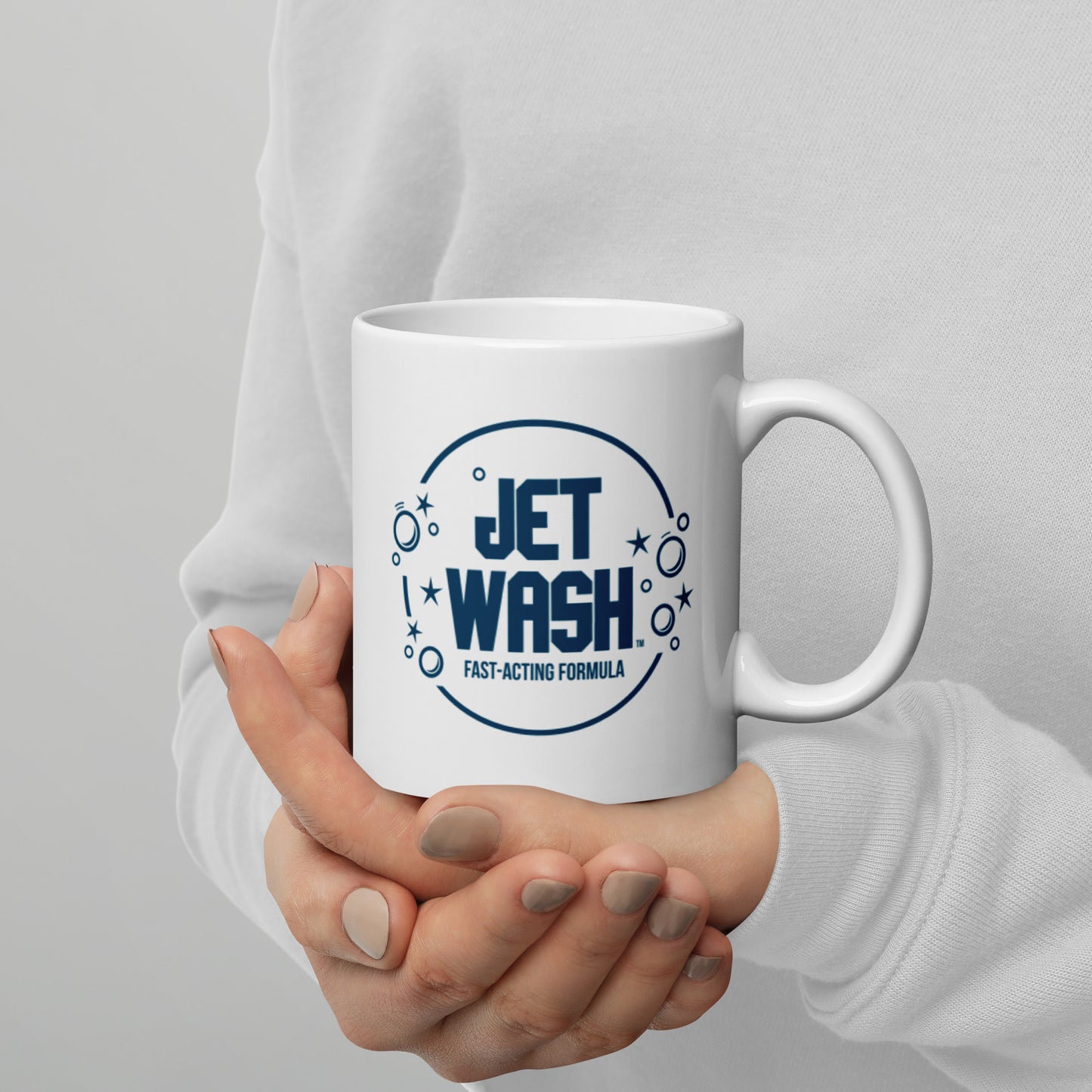 Jet Wash | White Glossy Mug