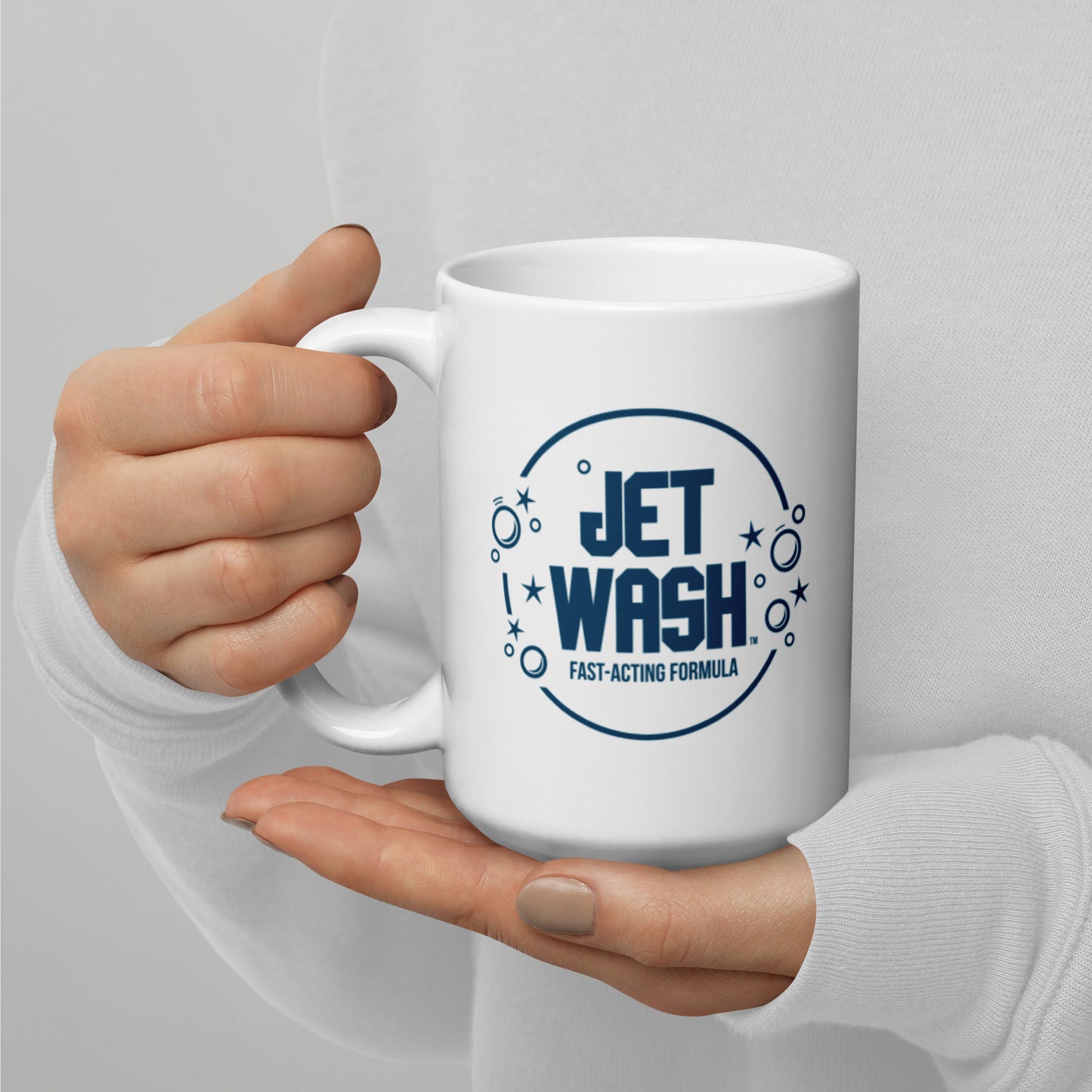 Jet Wash | White Glossy Mug