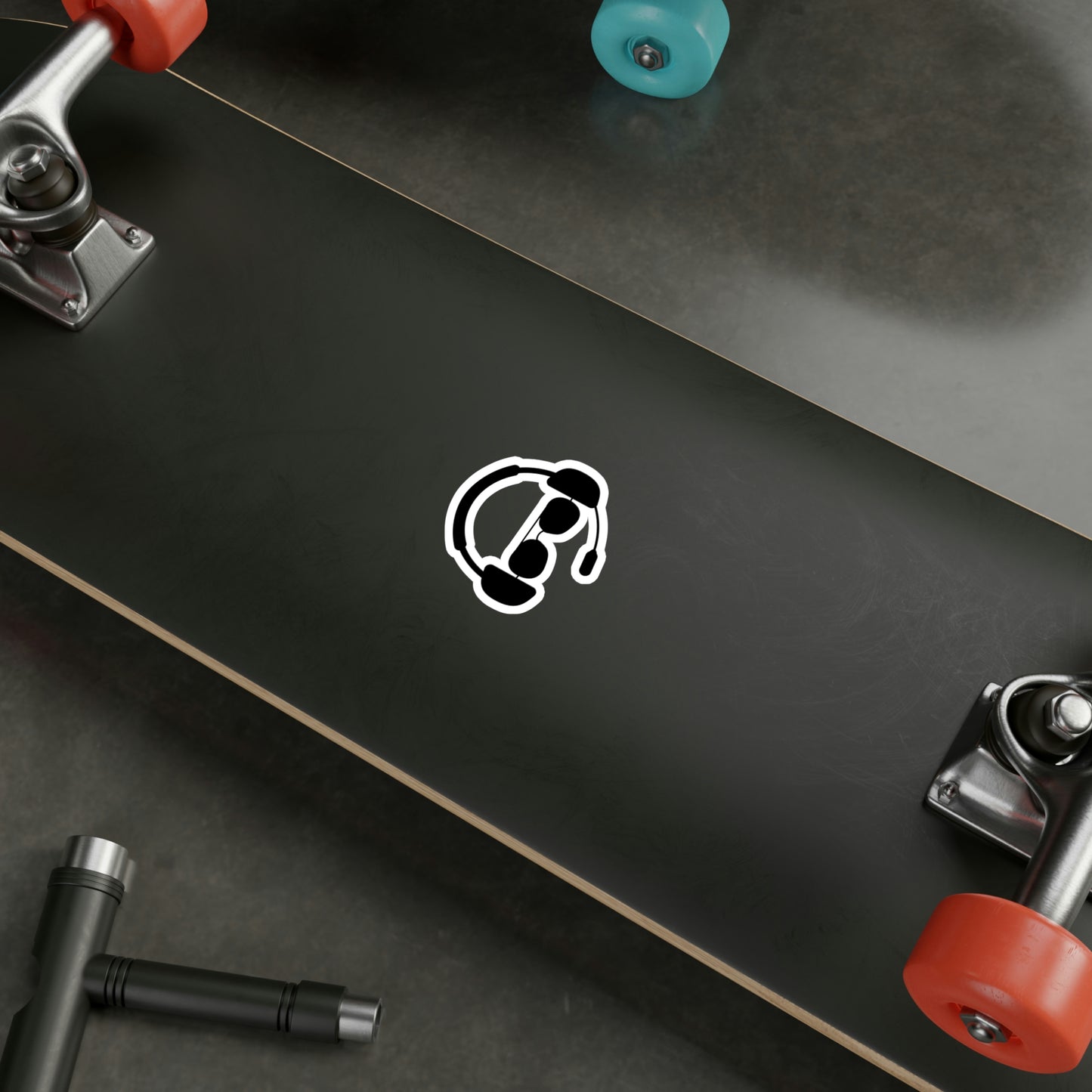 Pilot Headset and Sunglasses Sticker