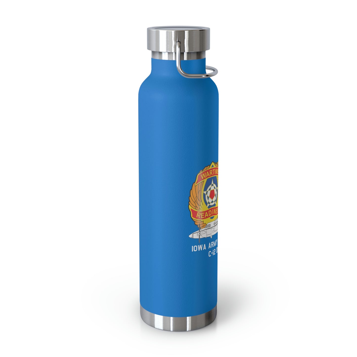 Iowa C-12 Det. Copper Vacuum Insulated Bottle, 22oz