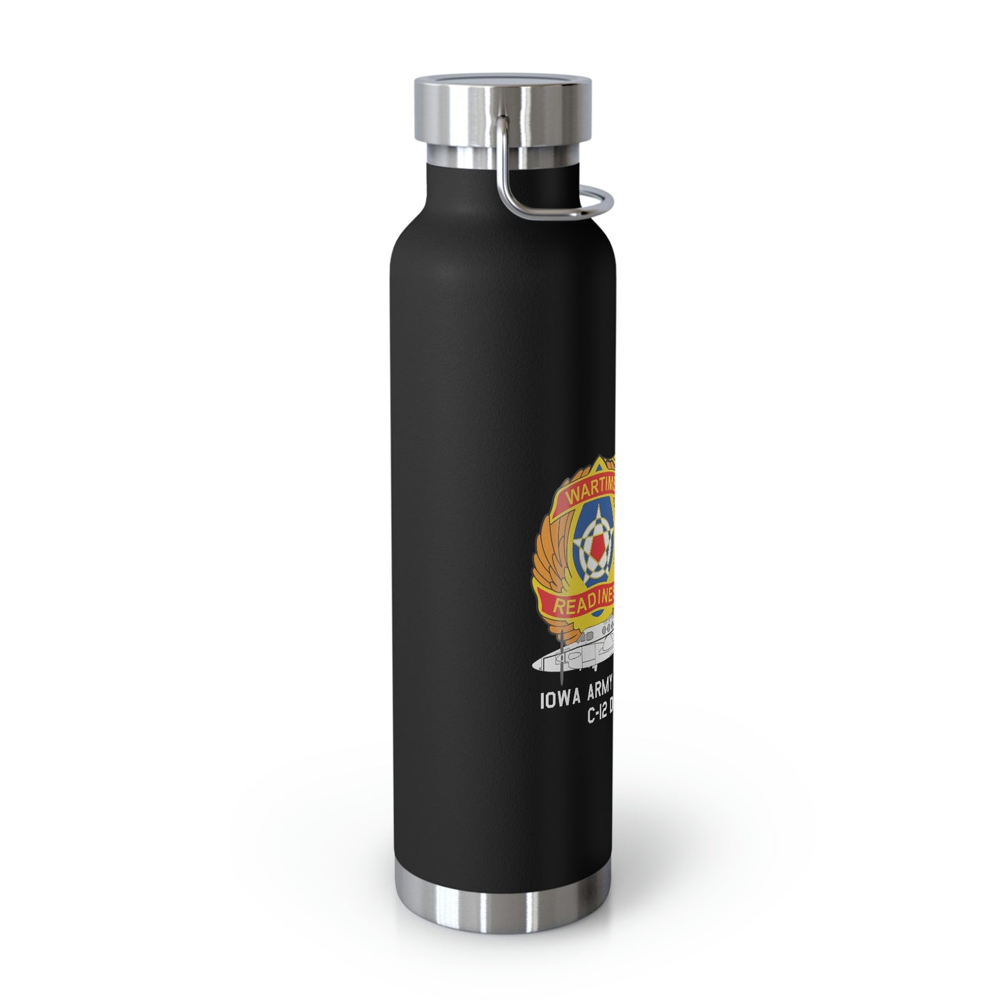 Iowa C-12 Det. Copper Vacuum Insulated Bottle, 22oz