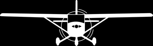 Cessna Style White Front Silhouette T-Shirt