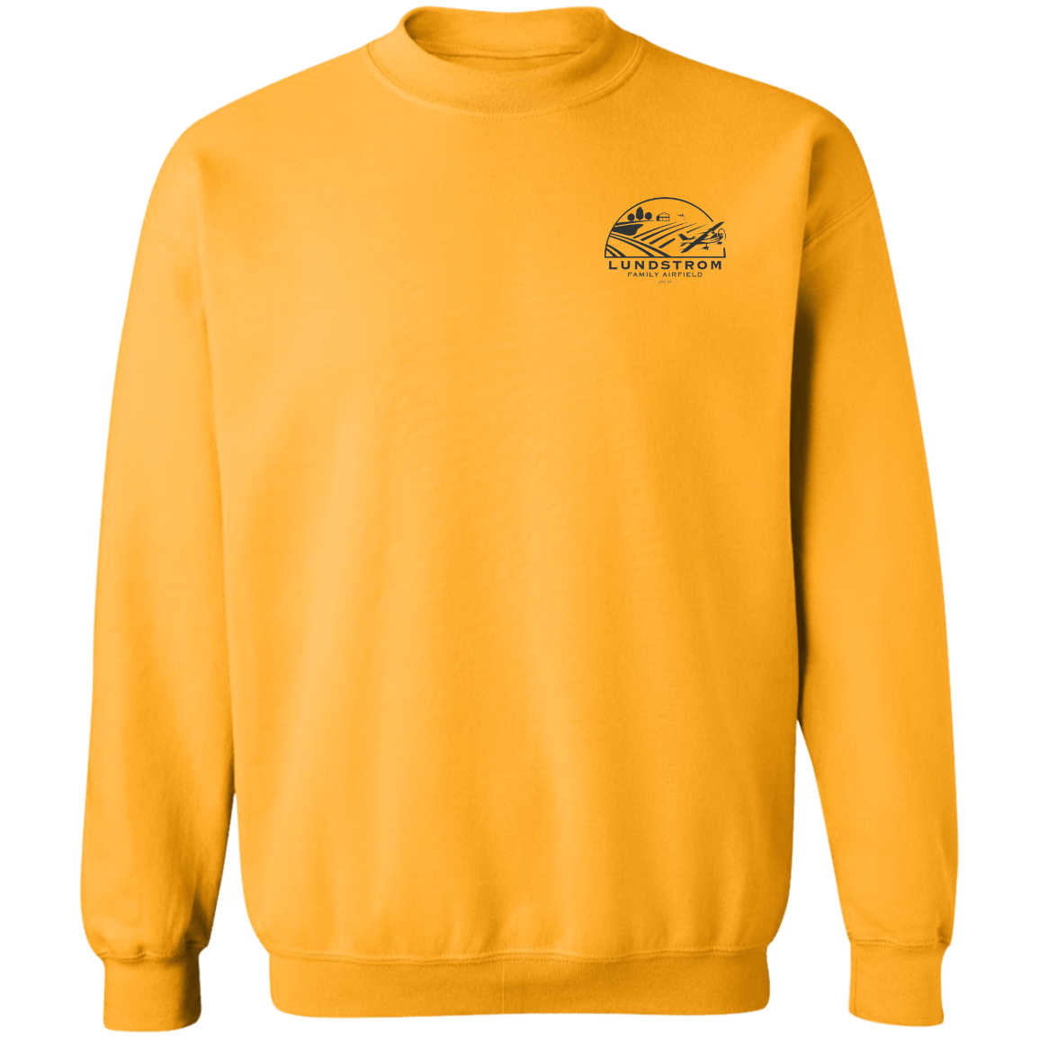 LFAD Left Chest High Vis G180 Crewneck Pullover Sweatshirt