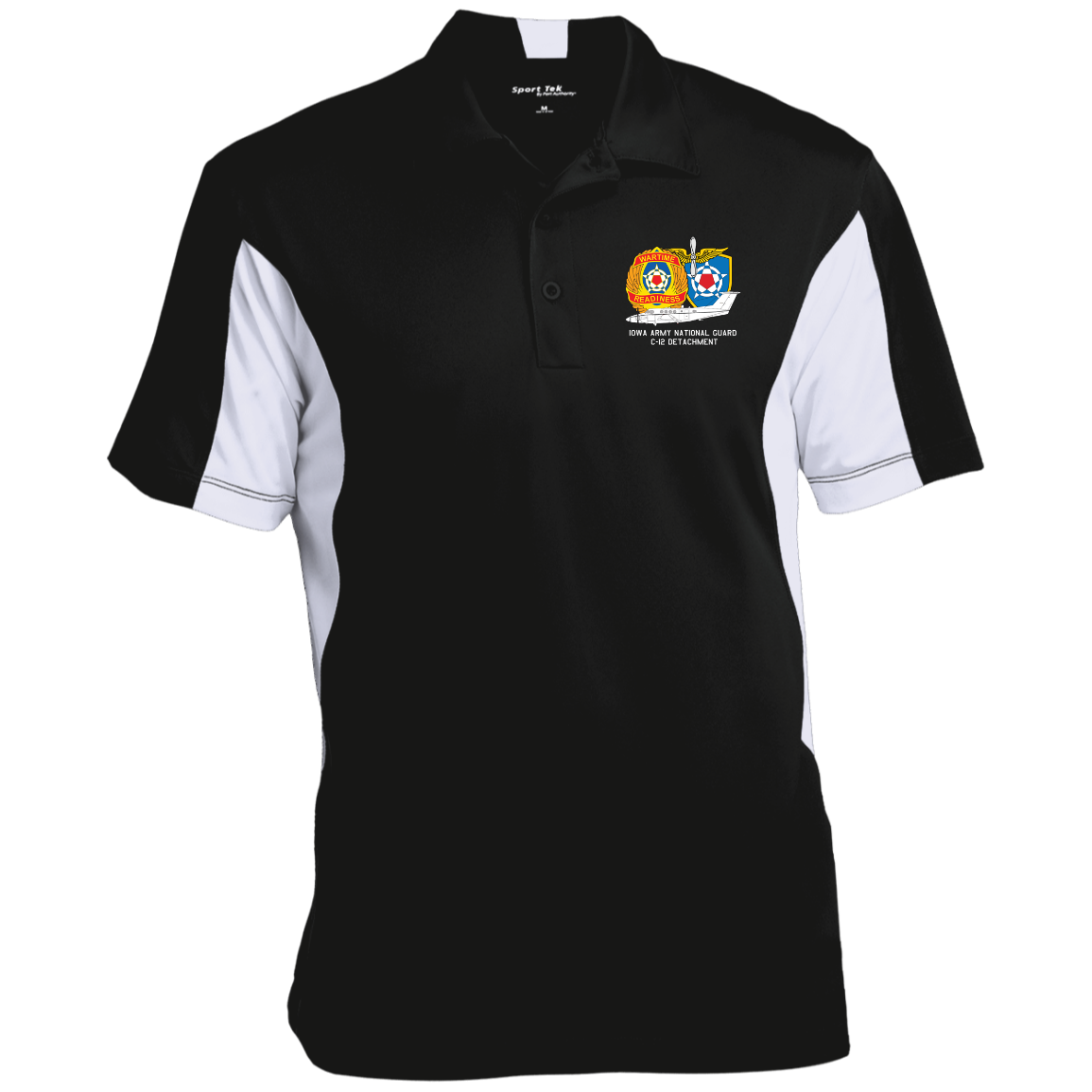 Iowa C-12 Det. ST655 Men's Colorblock Performance Polo