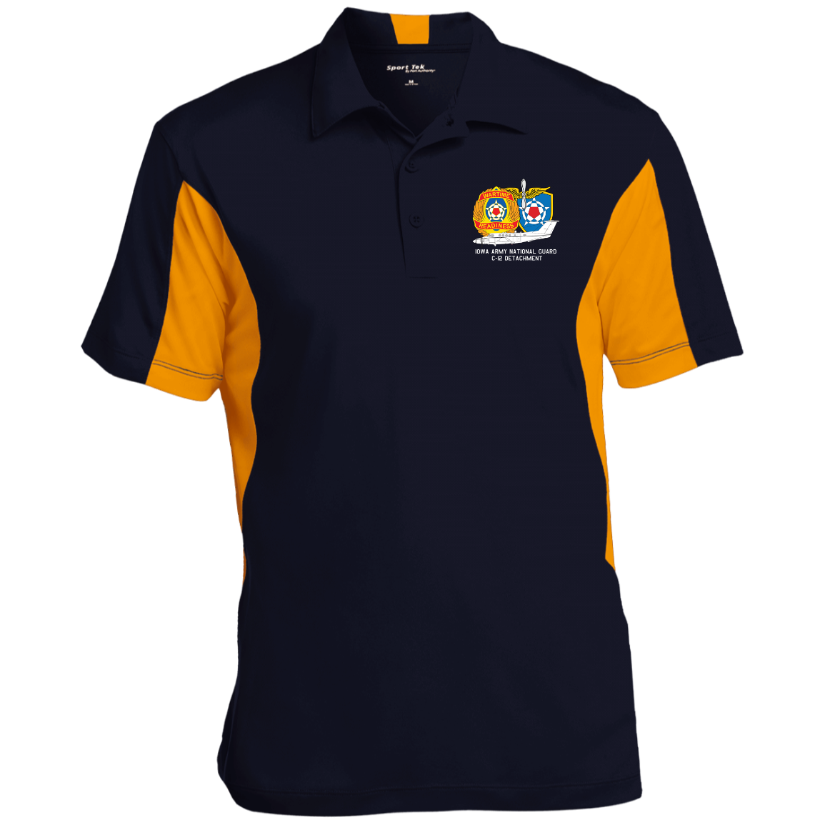 Iowa C-12 Det. ST655 Men's Colorblock Performance Polo