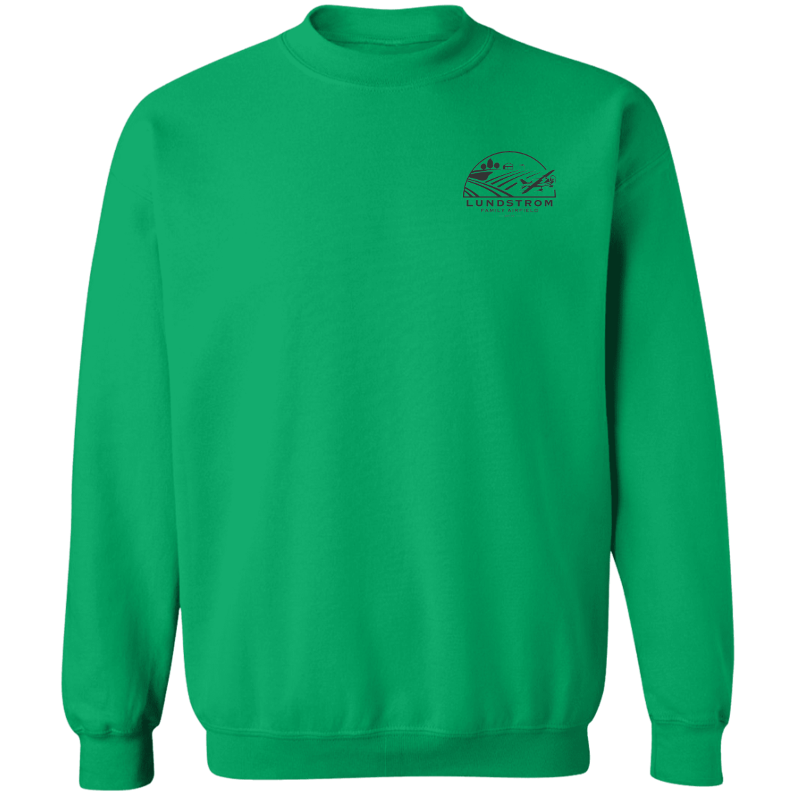 LFAD Left Chest High Vis G180 Crewneck Pullover Sweatshirt