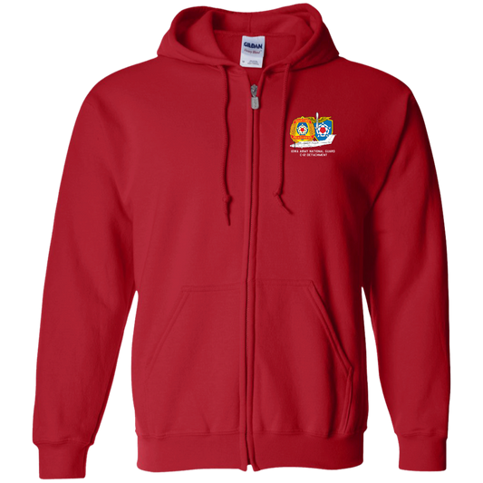 Iowa C-12 Det Zip up Hooded Sweatshirt