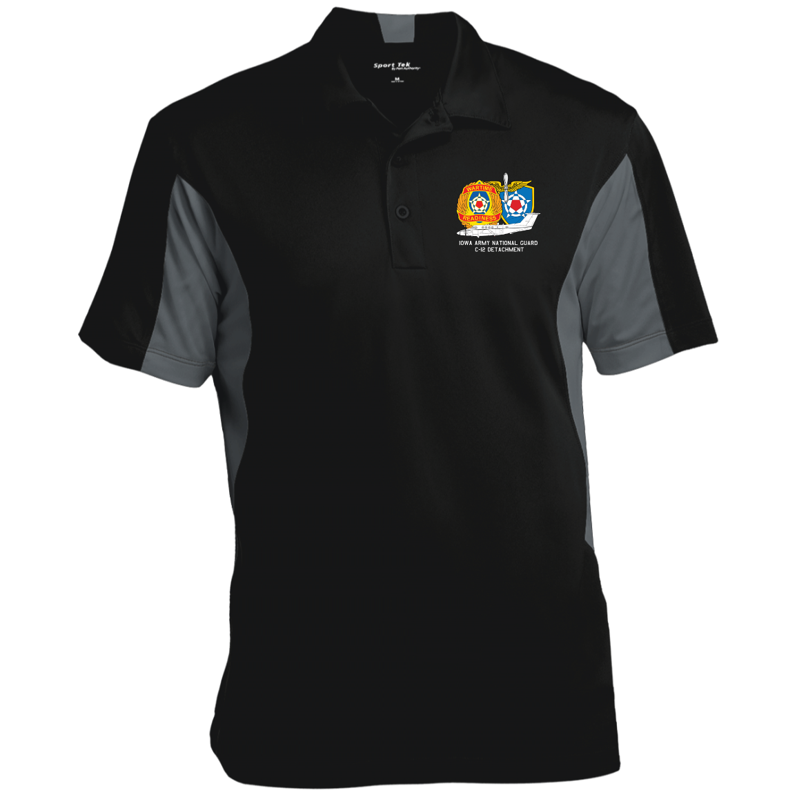 Iowa C-12 Det. ST655 Men's Colorblock Performance Polo