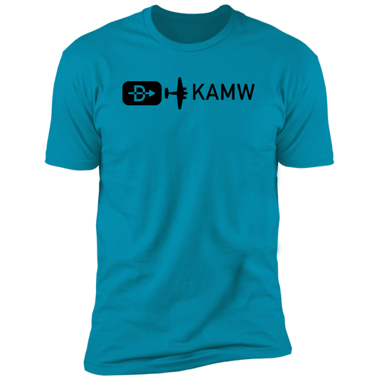 Direct to Ames, KAMW, Teal. NL3600 Premium Short Sleeve T-Shirt