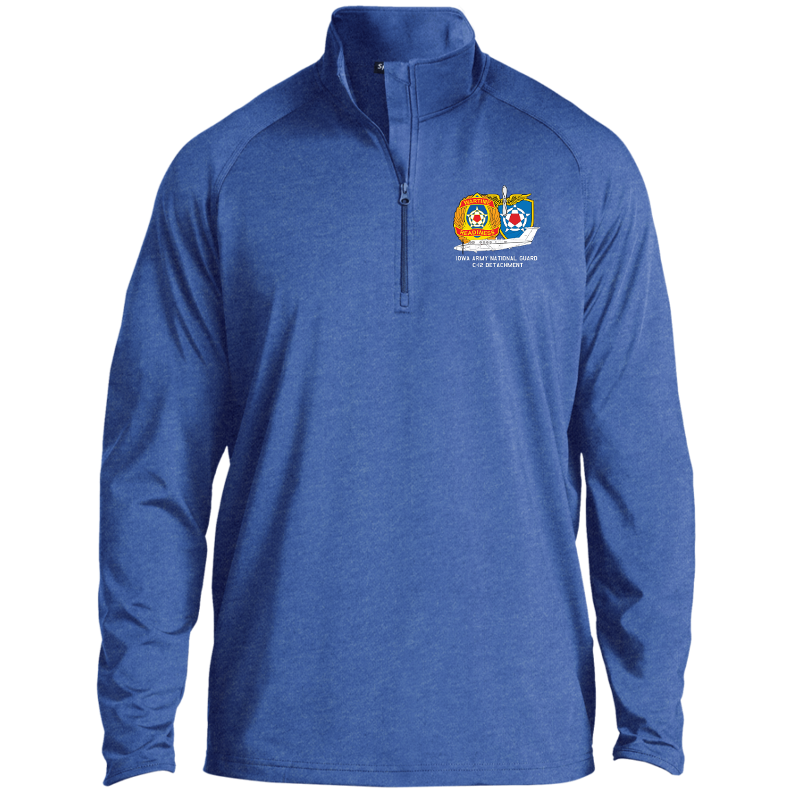 Iowa C-12 Det. 1/2 Zip Raglan Performance Pullover