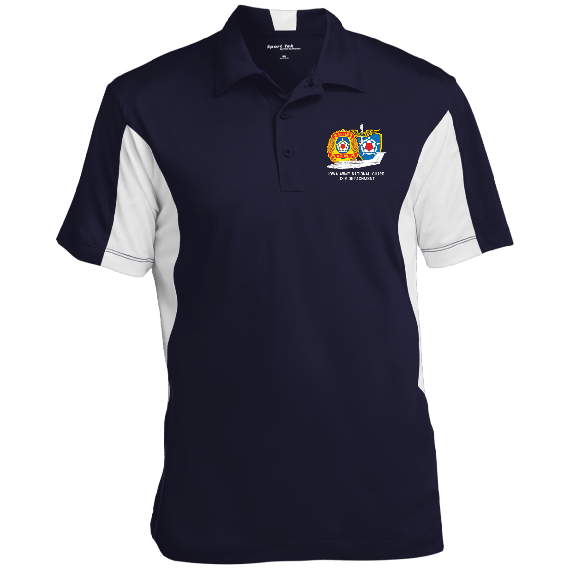 Iowa C-12 Det. ST655 Men's Colorblock Performance Polo