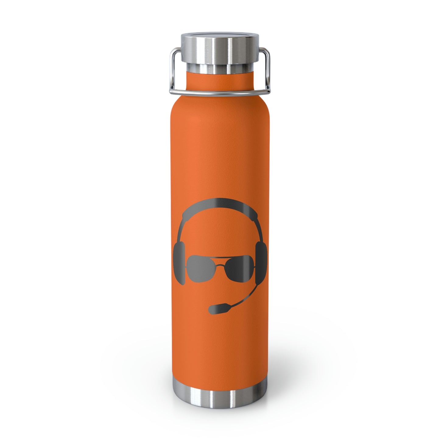 Pilot Headset and Sunglasses Copper Vacuum Insulated Bottle, 22oz