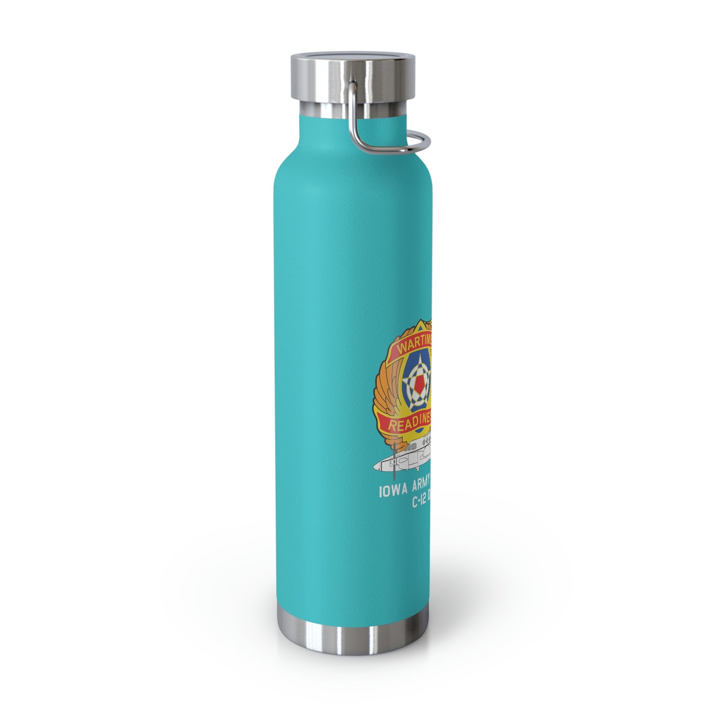 Iowa C-12 Det. Copper Vacuum Insulated Bottle, 22oz