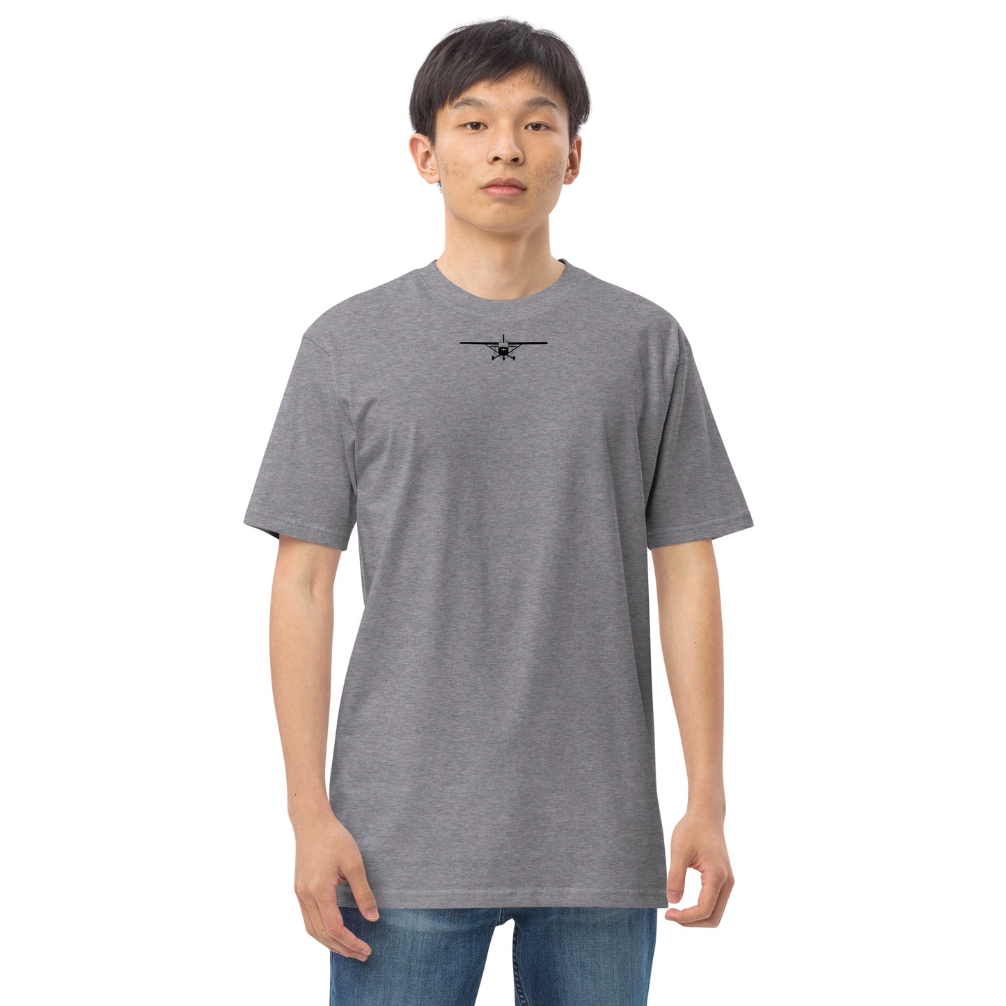 Cessna Style Front Black Silhouette T-shirt