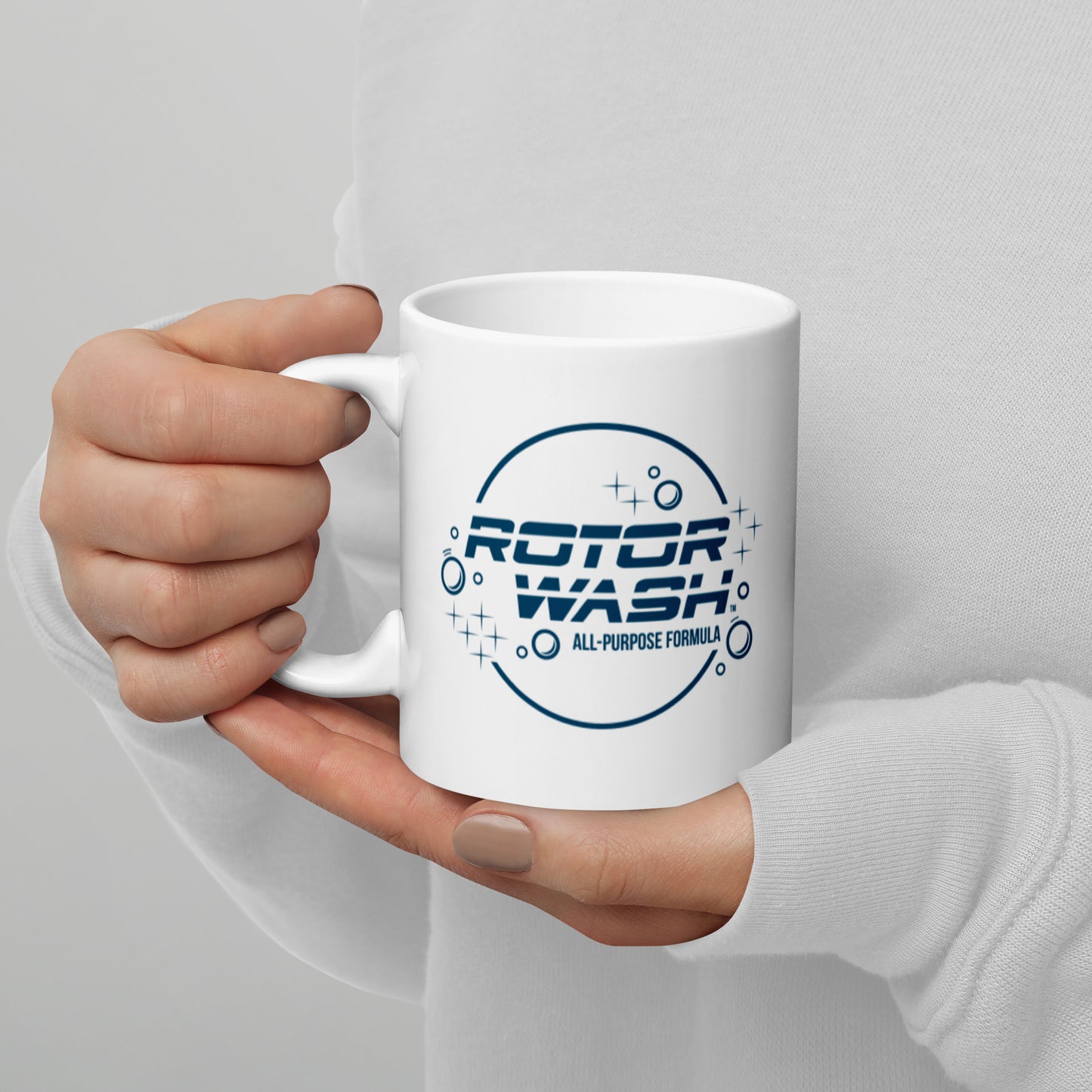 Rotor Wash | White Glossy Mug