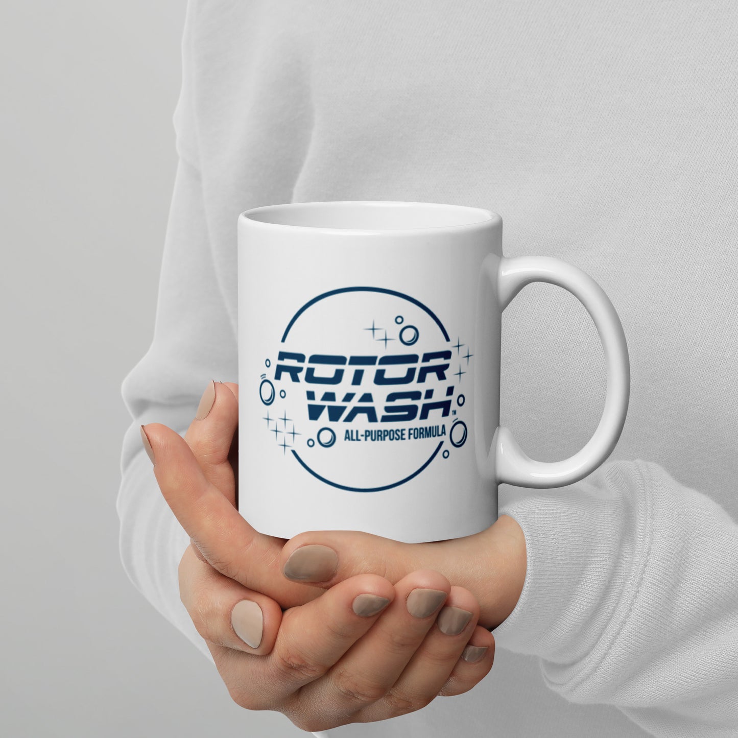 Rotor Wash | White Glossy Mug