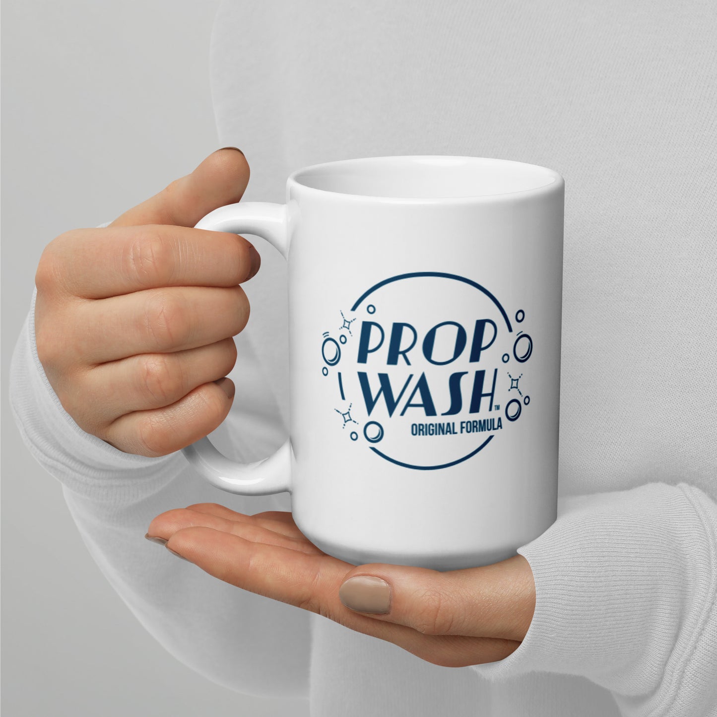 Prop Wash | White Glossy Mug