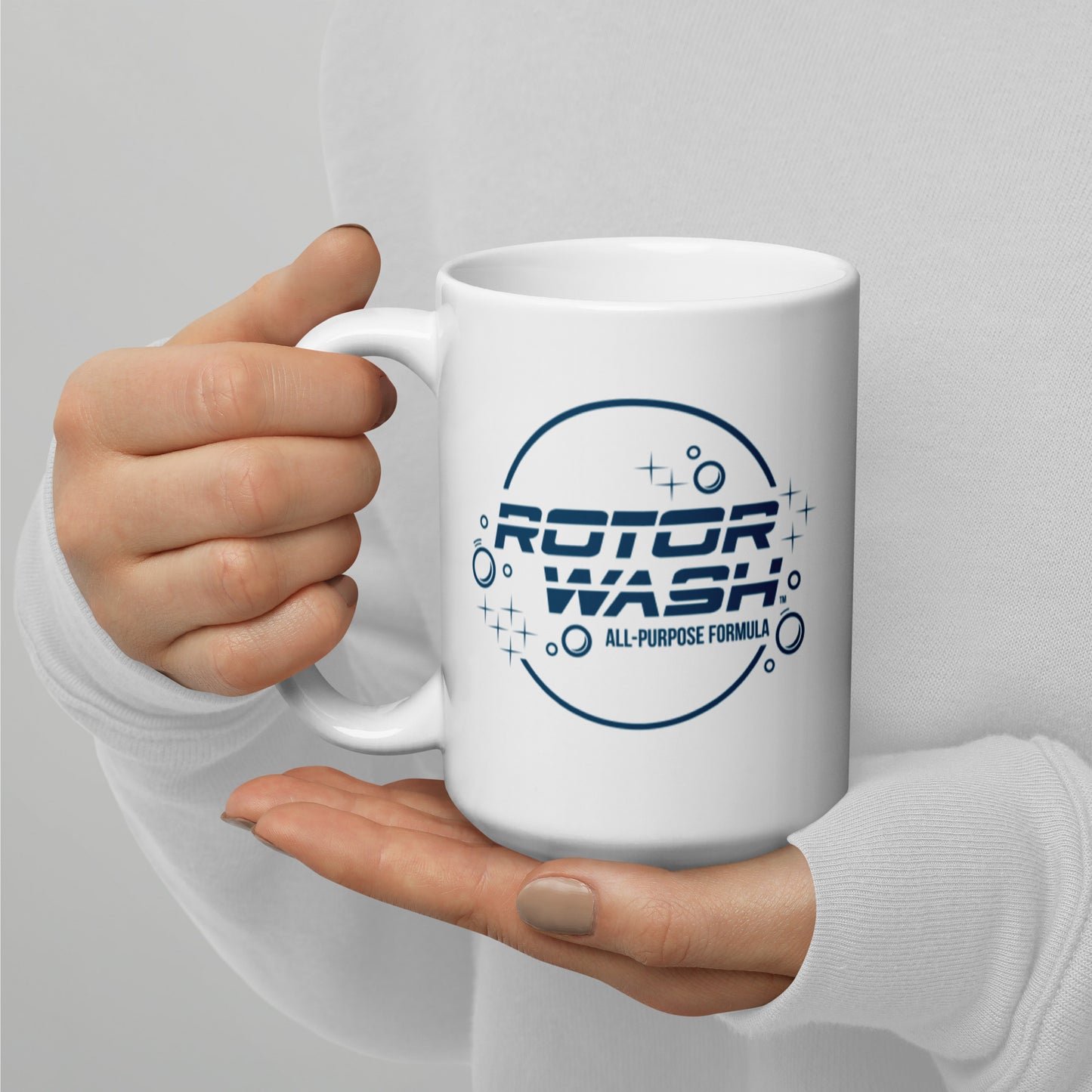 Rotor Wash | White Glossy Mug