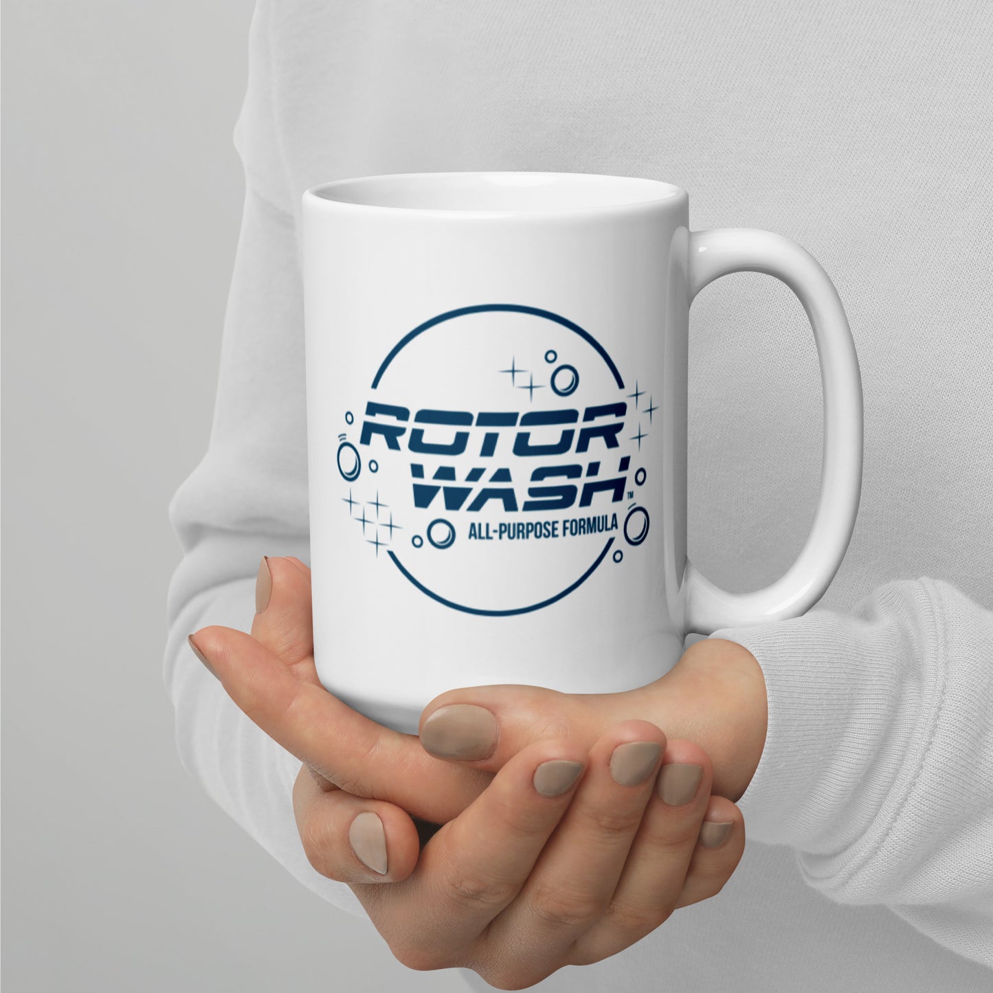 Rotor Wash | White Glossy Mug