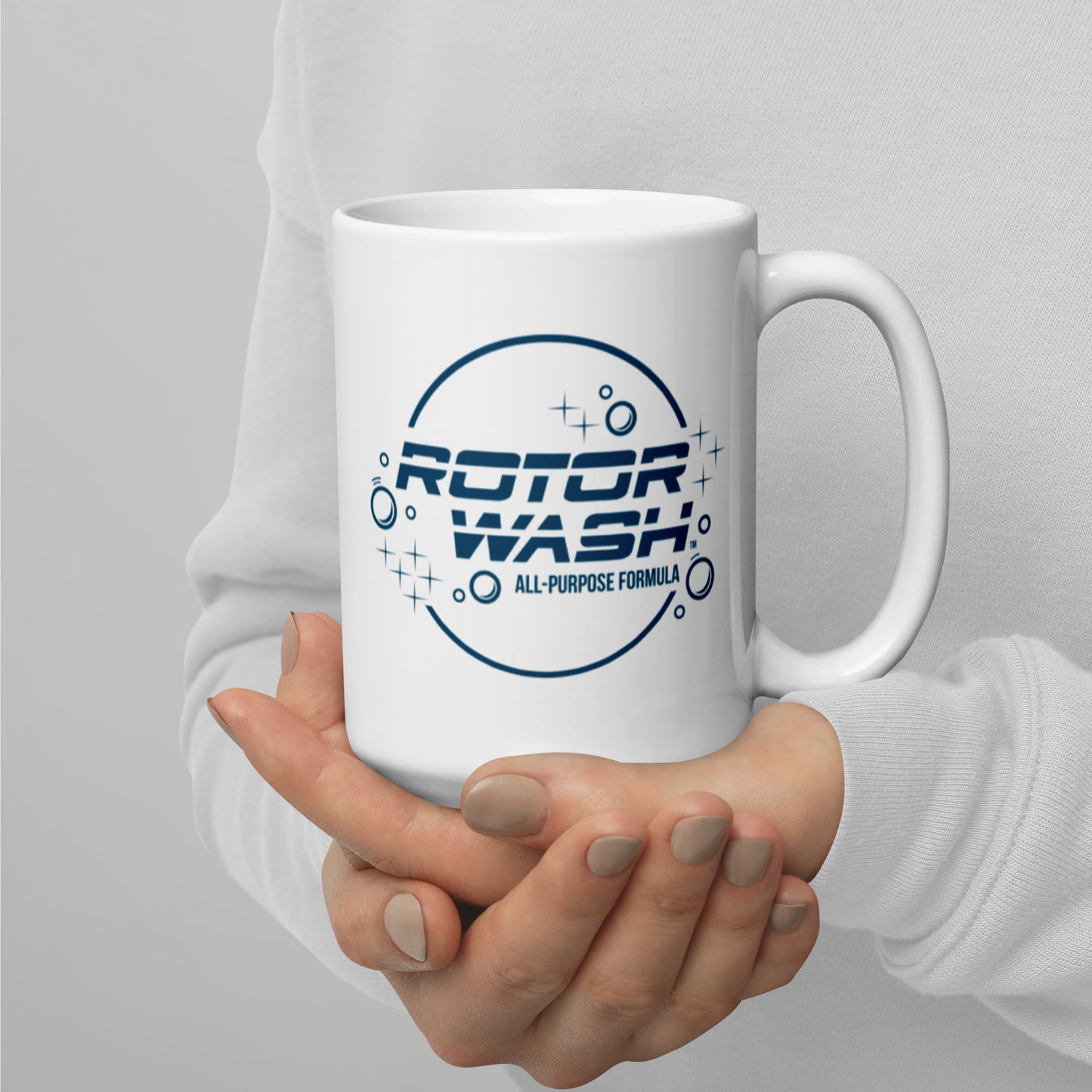 Rotor Wash | White Glossy Mug